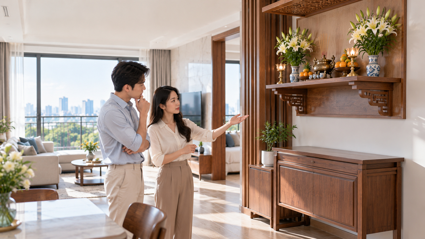 Modern Asian Shrine Living Space.png